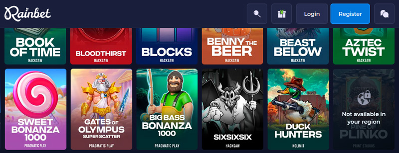 Top 10 High RTP Slots to Play at Rainbet Casino in 2025